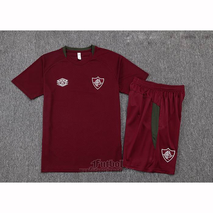 Chandal del Fluminense Manga Corta 2025-2026 Rojo - Pantalon Corto